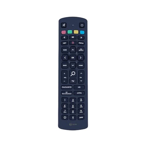Image of 7SEVEN Compatible with Jio Remote for Fiber Set Top Box to Setup and Match Exactly Key by Key to Replicate Functions of The Existing Original Jio Remote Control (Jio Remote 2)