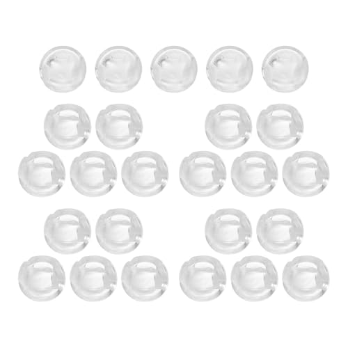 GALPADA Accesorios de Estores 25 Piezas de Tope de Cadena de Cuentas para Persianas Enrollables, Material Pom y Longitud Ajustable para Estores para Ventanas