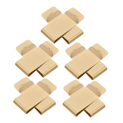 WOFASHPURET 10Pcs Minimalist Stainless Steel Money Clips for Men Women Compact Cash Holder Card Pen Clip Elegant Design for Parties Daily Use Durable Wallet