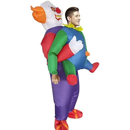Hzgdejtg CLOWN-1 Inflatable Costume Red Hair Adult Funny Costume thumb #1