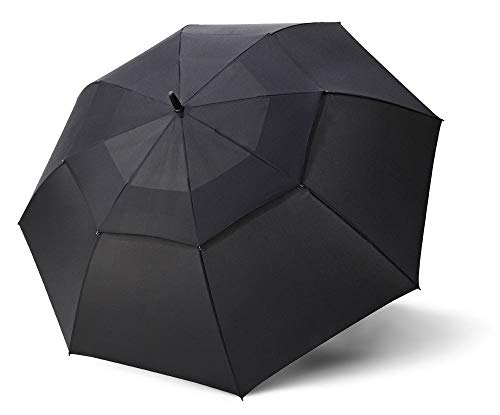 Parapluie Fiber Golf AC Air noir Doppler ne retourne pas au vent