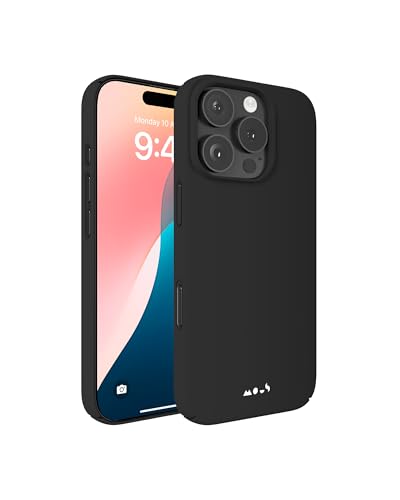 Mous Etui do iPhone 16 Pro Max Kompatybilne z MagSafe Case - Super Thin 2.0 - Smukłe Design Etui na Telefon - Czarne