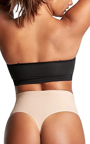 Yummie Womens Peyton Seamless Wire Free Strapless Convertible Bra, Black, Medium Us #TOP2