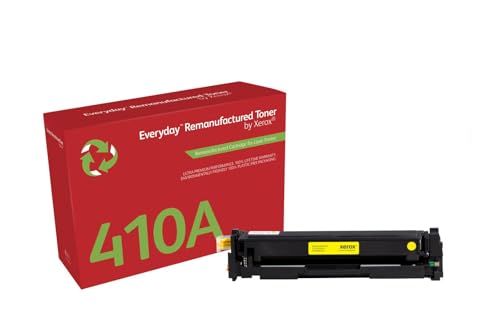 Xerox Compatible Yellow Toner Cartridge for Use in HP Color LaserJet Pro M452/HP LaserJet Pro MFP M377/MFP M477 Equivalent to HP 410A/CF412A