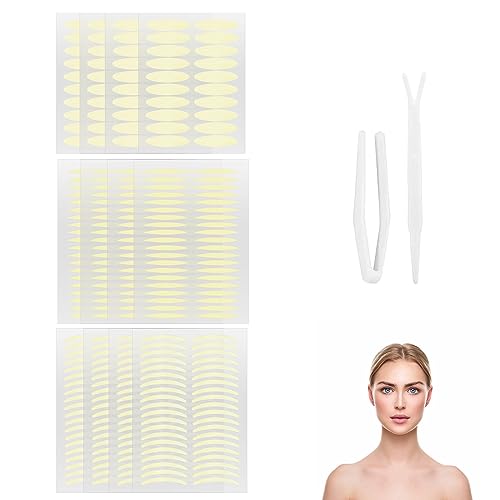 SEGMINISMART Cintas para Párpados, Pegatinas de Párpados Dobles,Cinta para Párpados Caidos,Pegatinas de Doble Párpado,Eyelid Tape,Double Eyelid Stickers,Párpados de Instante Levantar (480 Piezas)