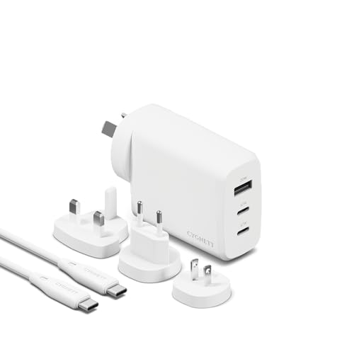 Chargeur de voyage 67W USB-C fini les pannes de batterie à l'étranger