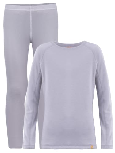 Wooly Kids Base Layer Set Soft Merino Wool Thermal Underwear Very Warm Long Johns Multiple Colors for Boys2