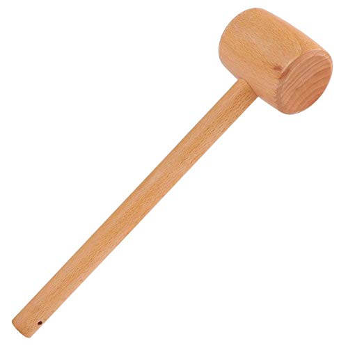 Wood Mallet, High Hardness Durable Wooden Hammer, Comfort Gripping for Woodworking for Wood Carving Polishing Tea Trays Root Carving