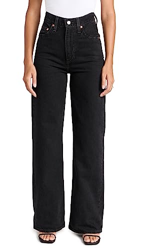 Levi's Women's Ribcage Wide Leg Jeans, Rosie Posie, 27