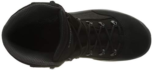 LOWA RENEGADE Work GTX black Mid S3S CI, Sicherheitsschuhe für Herren, leicht, Stahlkappe, Obermaterial: Leder + Textil, Innenfutter: GORE-TEX, Gr. 45