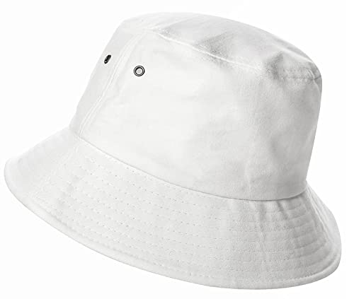 Youth-Bucket-Hat for Big Boys Girls 10-16yrs,Kids Summer Solid-Cotton Sun-Beach-Hat Fisherman-Cap for Teens (Size 22.4