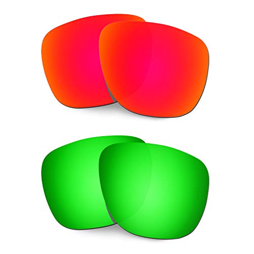 Lentille Crossrange XL Oakley OO9360 verte polarisée pour une protection solaire accrue