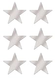 Beistle S50998SAZ6, 6 Piece Jumbo Foil Star Cutouts, 20
