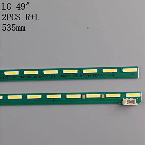 LED Strips 2st/Kit för LIG 49 TV 49LF5400 och fler modeller