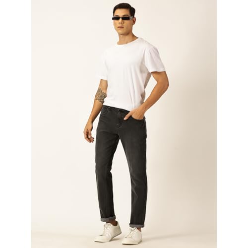 Image of Blue Jeans for Men Regular Fit - Cotton Jeans Pant for Men, Regular Denim Jeans for Boys - Light Fade Jeans for Men