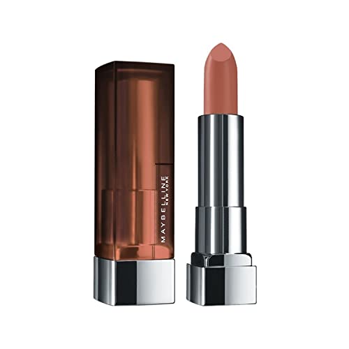 Image of Maybelline New York Color Sensational Powder Matte Lipstick, Toasted Brown, 3.9g