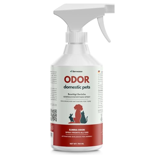 Dermazoo Spray Rimuovi Odori 750 ml, Detergente Enzimatico