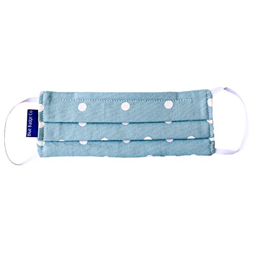 Image secondaire de Blue Badge Co Lot de 5 petits masques en coton double couche avec pochette pour filtre supplémentaire