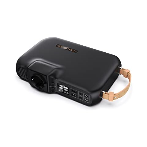 Egretech Plume Tragbare Powerstation Generator, 300W/260Wh Stromspeicher, 500W MAX Leistung, ultimative Portabilität, Solar/AC/USB-C PD Stormerzeuger, LED Licht Cover