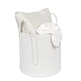 Natural handmade cotton rope Basket