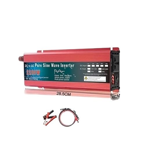 Convertitore Potenza Solare Da 12 V A 220 V Trasformatore Inverter A Onda Sinusoidale Pura 1000W 1600W 2000W 3000W 12V 24V 220V 110V Invertitore60V220V-240V 50HZ2200W