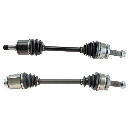 Image of TRQ Front Driver and Passenger Side CV Axle Assembly Set Compatible with 2006-2010 Kia Sedona 2007-2008 Hyundai Entourage