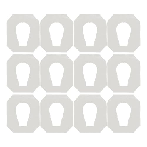 iplusmile Fundas Desechables para Asientos de Inodoro de Madera Pulpa Papel Soluble y Biodegradable Paquete de 200 Unidades Color Beige para Uso Portátil Viajes y Baños Públicos