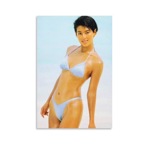 鈴木 保奈美すずき ほなみ 初恋ガールアイドル写真ポスター (8) バスルーム ベッドルーム リビング装飾 キャンバス ウォールアート プリント 油彩画 壁の絵08x12inch(20x30cm)のサムネイル