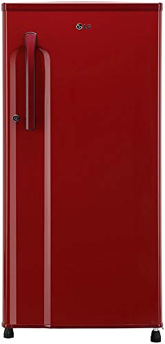 Image of LG 188 L 3 Star Inverter Direct-Cool Single Door Refrigerator (GL-B191KPRX, Peppy Red)