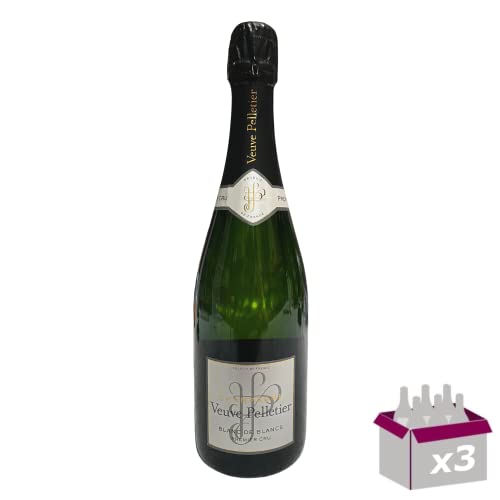 3x Champagne Veuve Pelletier Blanc de Blancs Premier Cru - 3x75cL