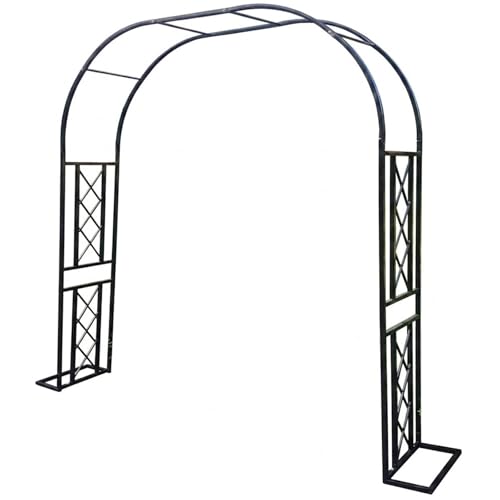 Arche de jardin extérieure noire pour stopper l'affaissement des plantes