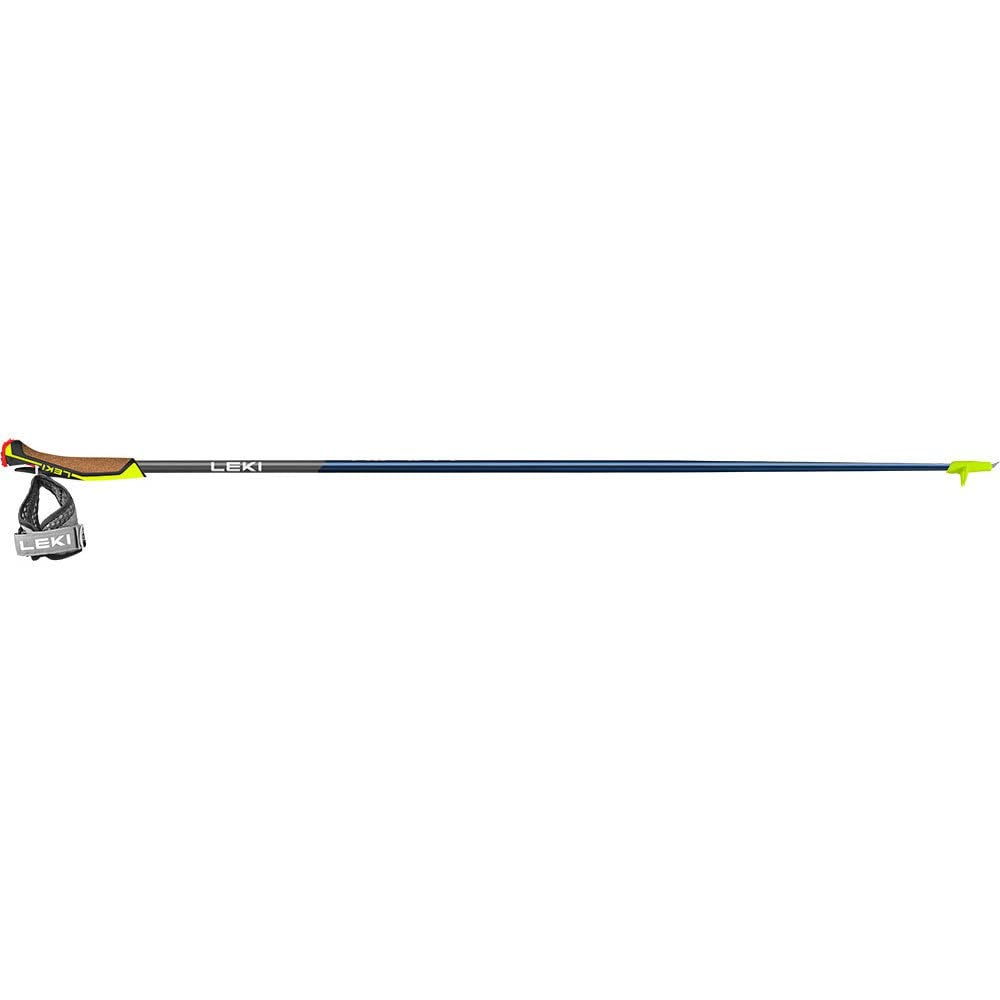 Leki Speed Pacer Lite Longitud 125 cm Midnightblue Dark Metallic Light Anthracite-Neon