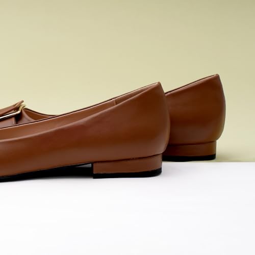 C.Paravano Womens Flats | Pointed Toe Flats | Flat Shoes for Women | Ballet Flats | Black Flat | Work Flats3