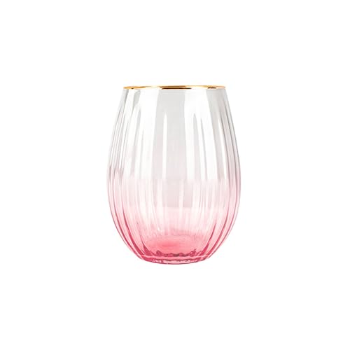 NOVASTYL - Lot de 4 gobelets gatsby 59cl en verre rose - 1605452