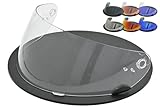 Logto Replacement Motorcycle Helmet Visor Shield for Star RS-1 Vortex Qualifier Revolver Helmet Accessories Universal (Transparent)