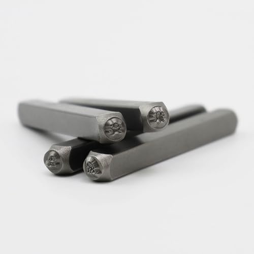 Identification lisible via outils d'estampage en acier pour chien 3 mm