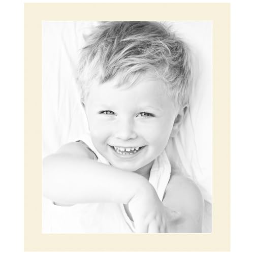 16x20 Cream Linen/Ivory Custom Mat for Picture Frame with 12x16 Opening Size (Mat Only, Frame NOT Included) - 2 Pack