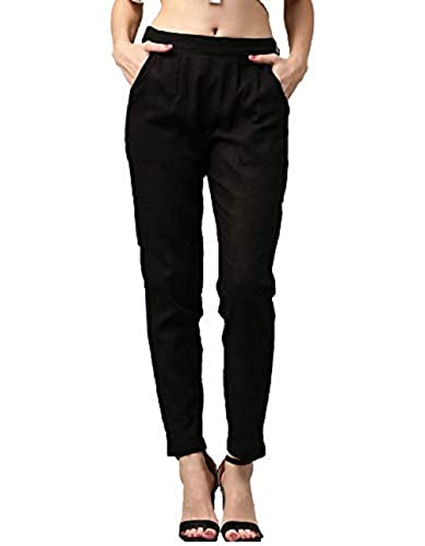 Image of Moirai Cotton Regular Fit Woman Trousers Pants Kurti Pant Daily Casual Formal Office Use