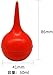 BWESOO 2Pcs Red Manual Amniotic Fluid Suction Device Canine Feline Pet Puppy Dog for Nasal Home Clinic Choking Pumping Bulb Siphon Bulb Air Squeeze Bulb Liquids Bulb, Nursing Supplies 30ml