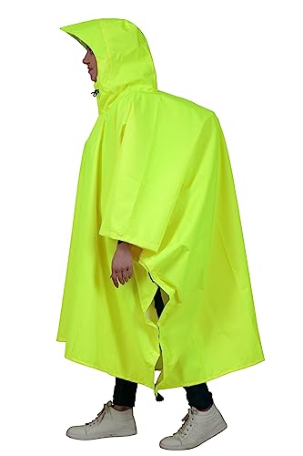 Image of ROCKSPORT Unisex Outdoor Rain Poncho for Adult,Multi Use, Waterproof, Lightweight, Reusable & Packable, One Size Fits Most