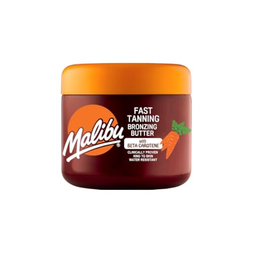 Malibu Sun Fast Tanning Bronzing Body Butter Tan Accelerator SPF 0 300ml
