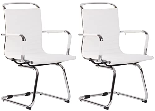 CLP 2er Set Stühle Burnley Mit Armlehne I Kunstleder- Oder Echtlederbezug...