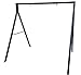 Sparkling Line 864784000317 Outdoor Double Holders Swing Frame, Black