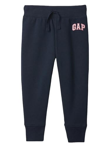 GAP Baby Girls Logo Pull-On Jogger Sweatpants Tapestry Navy 6-12M