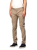 Corte ajustado Armani Exchange Tejido Vaquero de algodón elástico Jeans, Beige Oscuro, XS para Hombre