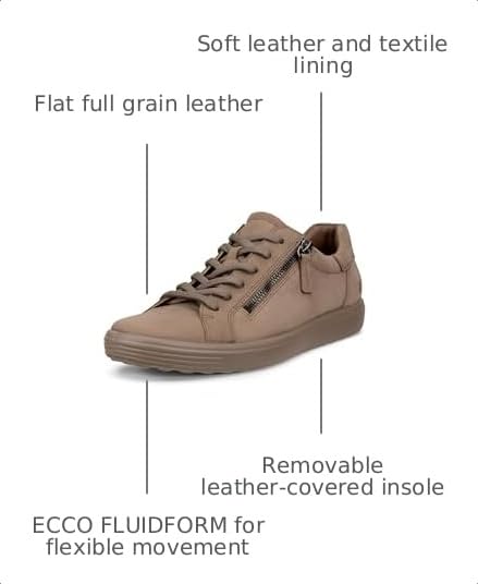 Image of ECCO Women's Soft 7 Side Zip Lace