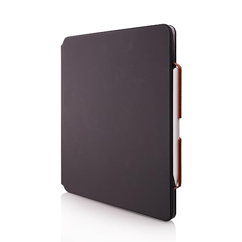 Thankscase Pencil Holder Compatible with Apple iPad Mini 6, to be Used with Smart Folio Case and Pencil 2nd Gen, Build-in PU Leather for Apple Pencil 2nd Gen. (Brown)