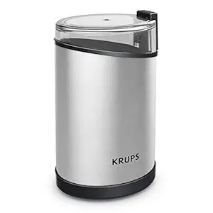 KRUPS GX204 One-Touch Grinder for Coffee, Spice, and Dry Herb with Stainless Steel Blades, 12 cup capacit