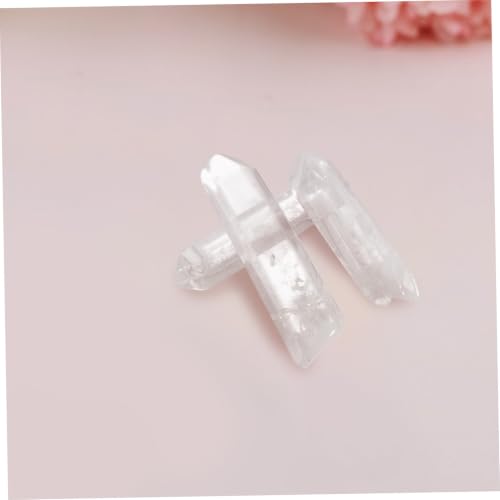 Piedra de cristal natural COOLHIYA con acabado pulido para joyería fina DIY 8