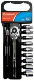 Crescent Metric Socket 11 Pc 3/8 " Drive 8 Mm Chrome Vandm